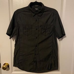 Men’s Button Up T-Shirt